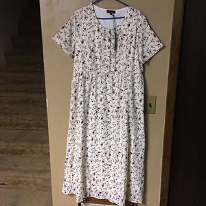 Short sleeve midi dress